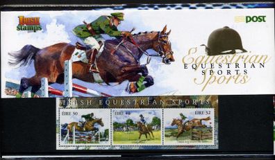 1998 Ireland Equestrian Sports Commemorative Stamps Presentation Pack