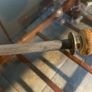 Vintage Sheffield Cast Steel Chef or Butchers Knife Sharpening Steel Image 6
