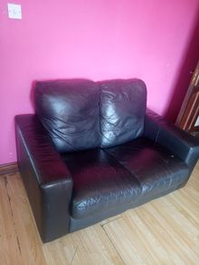 leather 2 seater