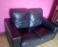 leather 2 seater