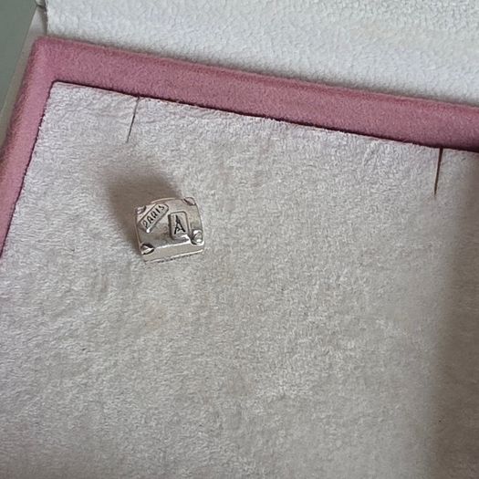 Pandora  Paris travel suitcase charm very good condition hallmarked