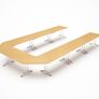 Tilting Training Room Retangular Table - 1500w x 750d Image 8