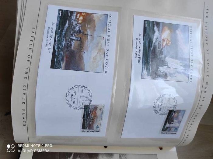 The History of World War II in the postage stamps