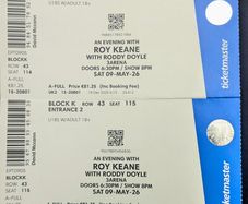 Tickets An Evening with Roy Keane