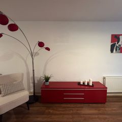 Tv Cabinet High Gloss Red