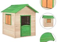 main image for ad Kids Play House Fir Wood Green