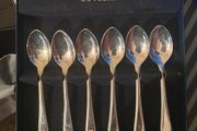 Sterling Silver spoons. NewBridge beaded selection. Antiques