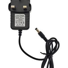 JZK 8.4V 1A power supply charger replacement, 8.4 volt AC to DC power adapter with indicator light for LED Bicycle Bike Front Light Headlight Headlamp or Other 8.4V Devices