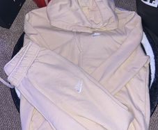 Nike Sportswear Club Fleece Tracksuit Small Dessert Sand
