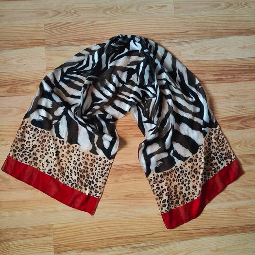 Long Animal print scarf
