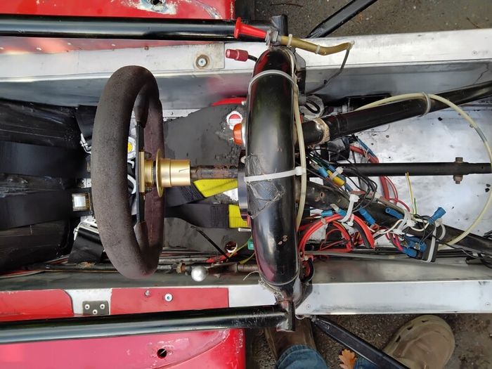 race car with spares at extra cost