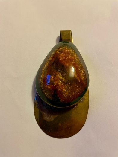Vintage Brass Pendant
