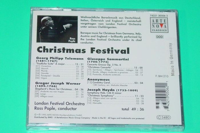 Free Postage! Christmas Festival. London Festival Orchestra. CD.
