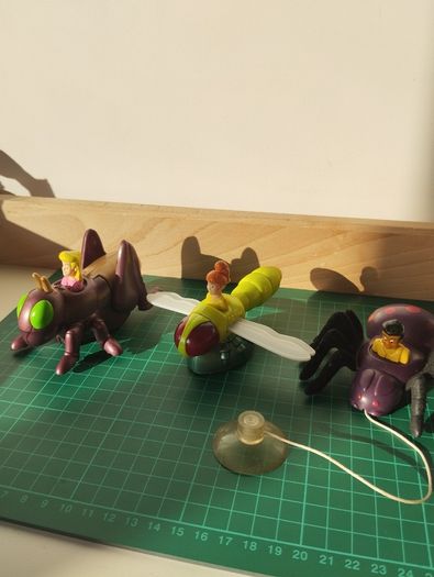 Vintage 1999 Insect Riders Toy Set