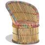 Bamboo Chair with Chindi Details Image 5