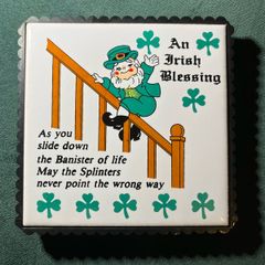 vintage Irish Blessing Tile