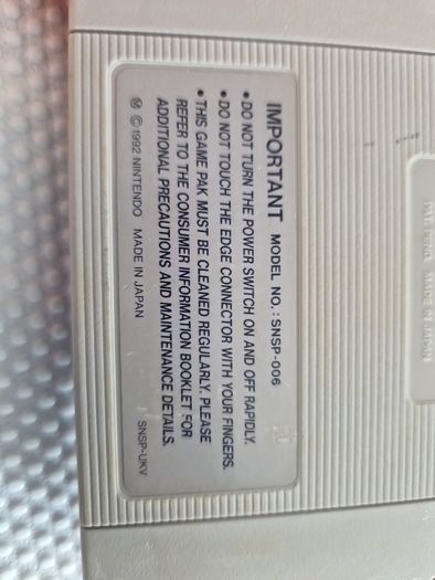 Toddlers Super Nintendo Snes Arcade Retro Games Original