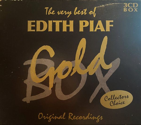 Free Postage! The Very Best Of Edith Piaf. Gold Box. 3 x CD.