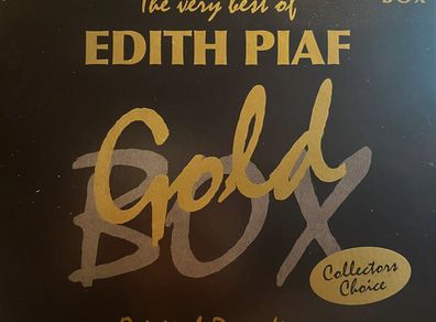 Free Postage! The Very Best Of Edith Piaf. Gold Box. 3 x CD.