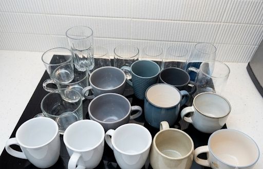 Complete Kitchen Starter Bundle. Dinnerware, Cookware, Utensils