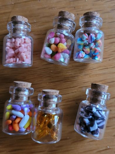 Miniature shop, dolls house groceries, food, sweets