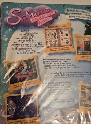 Sabrina The Teenage Witch CD-Rom Adventure Game Sealed Packaging