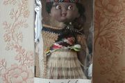 Vintage Maori Doll, Original Box New Zealand Souvenir 1960s 1970s
