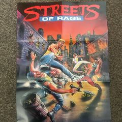 2 Sided Poster Golden Axe And Streets Of  Rage