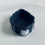 Wedgwood Black Jasperware Bowl Trinket Dish Cherub Relief Made in England Image 4