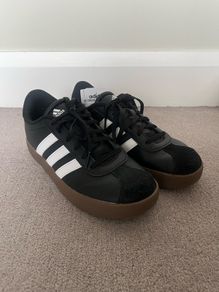 Adidas VL Court 3.0 Kids Trainers - Size EU 37.5 - Like New