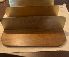 Floating shelf solid wood brass Urban Outfitters x 3