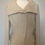 Karen Millen Beige Moleskin Biker Jacket Image 6