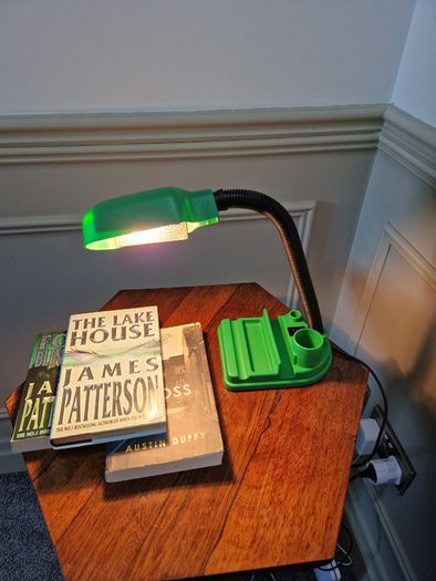 Vintage 1970/80s Green desk lamp