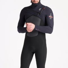 C-Skins NuWave ReWired 6:5:4 Mens Chest Zip Hooded Winter Wetsuit