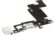 For iPhone 6s Plus 5.5" Replacement Charging Port Dock Connector Flex White - FHT16IPCP