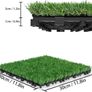 Interlocking Artificial Grass Decking Tiles Image 3