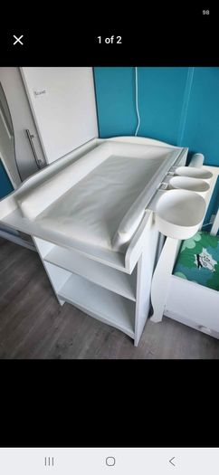 Nappy changing table set