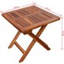Sun Loungers 2 pcs with Table Solid Acacia Wood Image 5