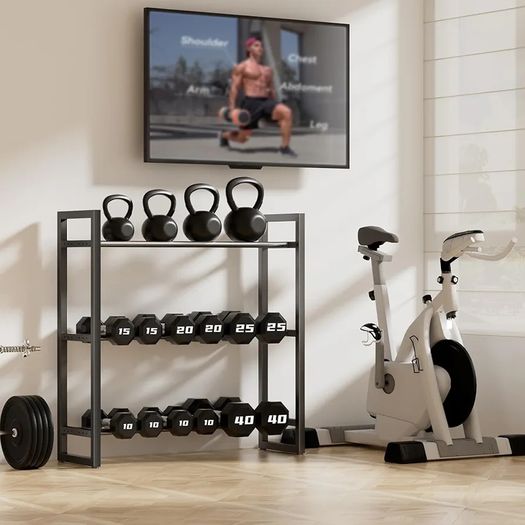 3 Tier Dumbbell Rack, Weight Rack for Home Gym, 360 lb Capacity