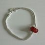 Pandora style silver plated bracelet Image 2
