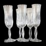 6 x Vintage RCR Harrods Crystal Champagne Flutes Image 6