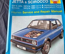 VW Golf Mk1, Jetta and Scirocco haynes manual