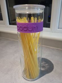 Pasta storage jar