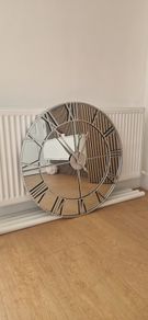 Mirrored Clock 80cm