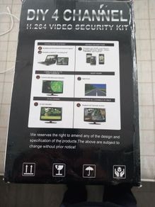 New 4 channel security camera.
