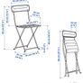 Outdoor Table and chairs Light Green SUNDSO IKEA Image 4