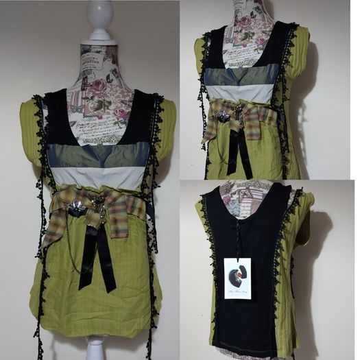 Bleu Blanc Rouge Top, New With Tags