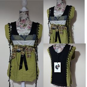 Bleu Blanc Rouge Top, New With Tags
