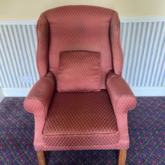 Finline Red Armchair