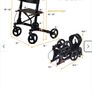 Goplus Folding Rollator Lightweight Aluminum Walker Image 3